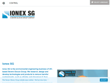 Tablet Screenshot of ionexsg.com